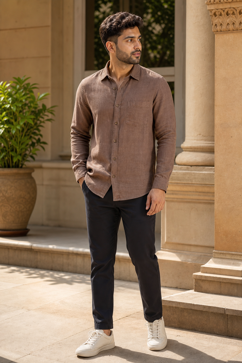 Natural Linen Shirt